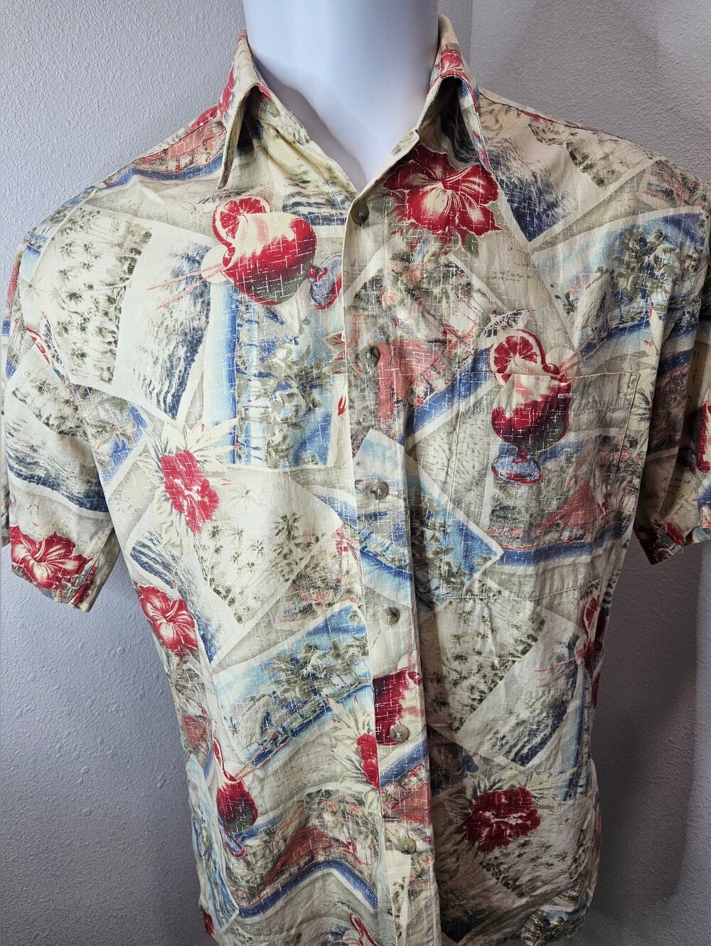 Campia Moda Men's Hawaiian Shirt Medium
